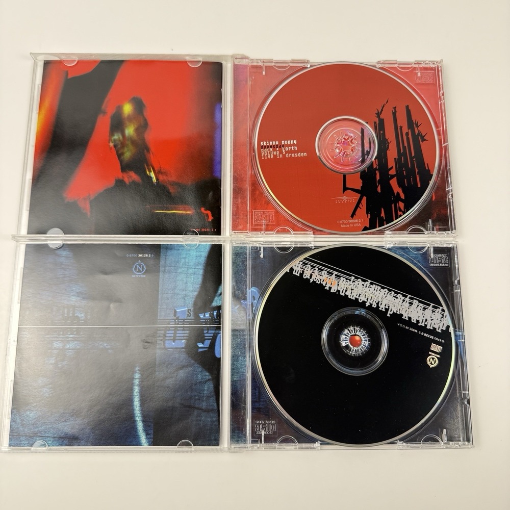 Skinny Puppy 2 CD Lot Remix Dys Temper & Back & Forth Live Bundle - Picture 3 of 3